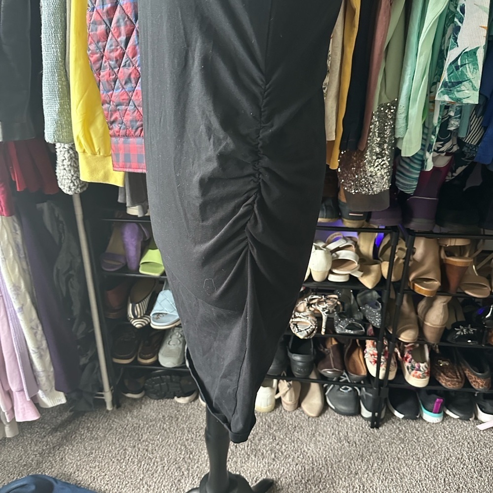 Old Navy Black Maternity Dress size medium - Picture 4 of 8